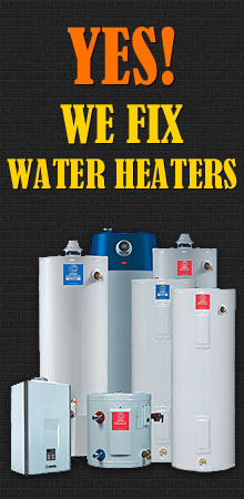 yes, our team of professional plumbers can fix any type of water heaters